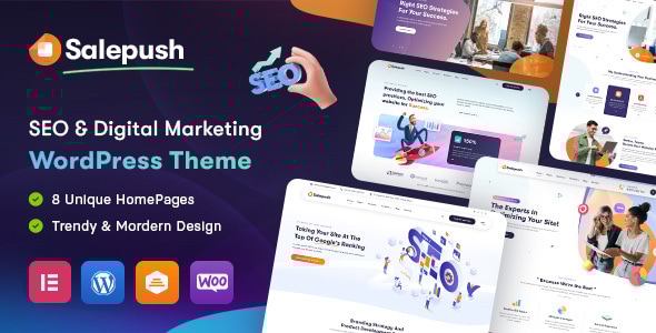 Salepush 1.4 - SEO & Digital Marketing WordPress Theme