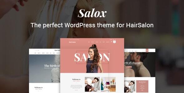 Salox 1.1.7 - Hair Salon WordPress Theme