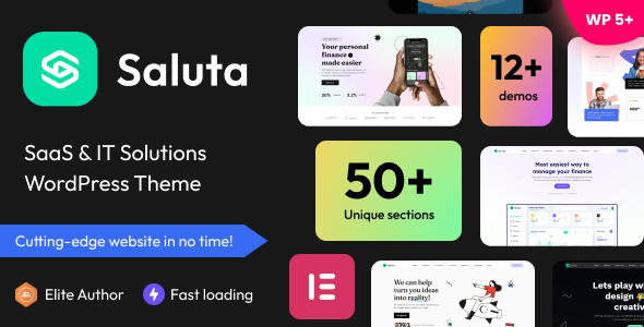 Saluta 1.16 - SaaS & IT Solutions WordPress Theme