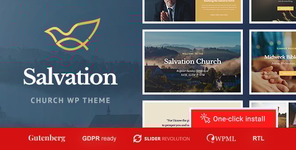 Salvation 1.3.1 - Church & Religion WP Theme