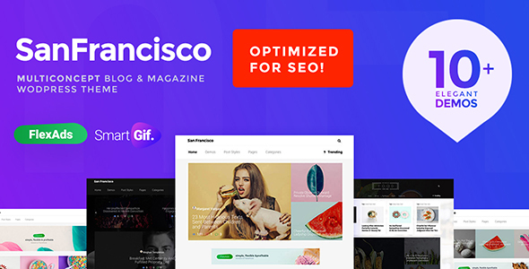 SanFrancisco 1.3.3 - MultiConcept Blog & Magazine WordPress Theme