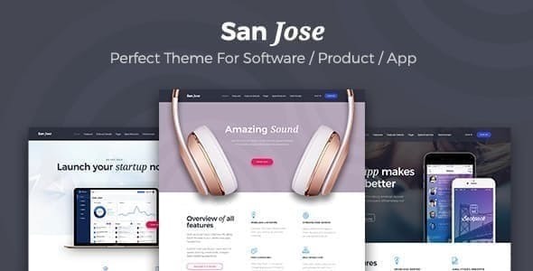 SanJose 6.4.2 - Landing Page  WordPress Theme