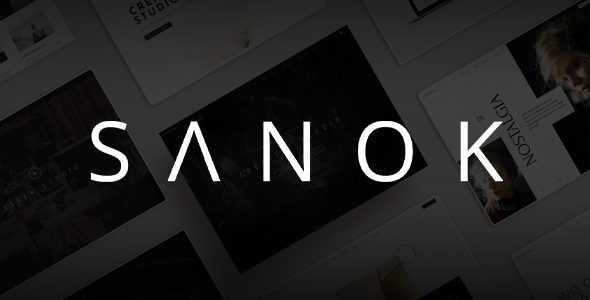 Sanok 1.3.4 - Clean Minimalist One & Multipage WordPress Theme