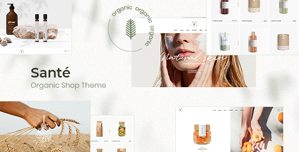 Santé 1.5.1 - Organic Shop WordPress Theme