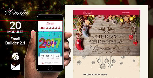 Santa Email Template  Online Emailbuilder 2.1