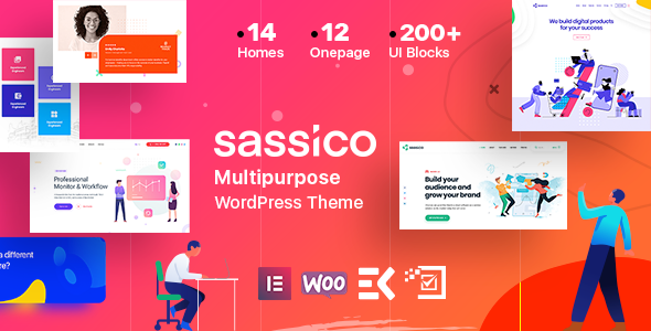 Sassico 3.7.1 - Saas Startup Multipurpose WordPress Theme