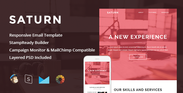 Saturn 1.1 - Responsive Email  StampReady Builder