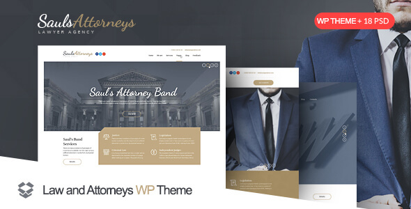 Sauls 3.0 - Attorneys  Lawyer Attorney WordPress