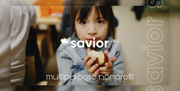 Savior 2.4.0 - Charity & Nonprofit WordPress Theme