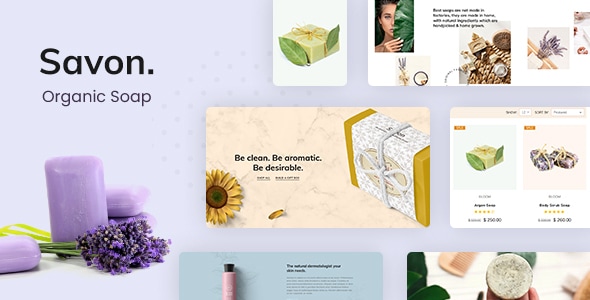 Savon 2.2 - Handmade Shop WordPress Theme