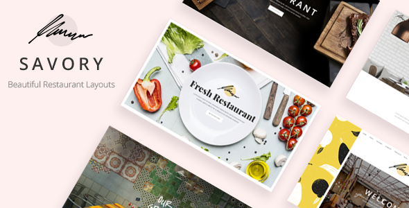 Savory 2.6 Restaurant WordPress Theme