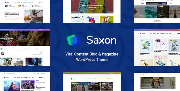 Saxon 5.0 - Viral Content Blog & Magazine Marketing WordPress Theme