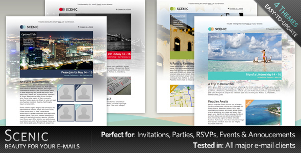Scenic - HTML Email Template