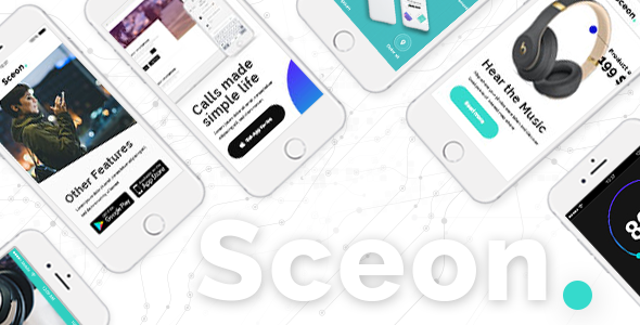 Sceon 1.6 - App Landing Page & Startup WordPress Theme