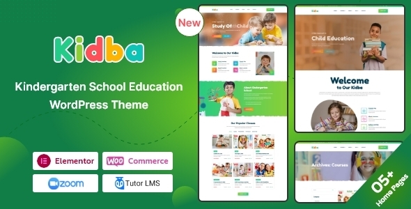 School Education WordPress Theme  Education  School Education 1.0.3 - Kidba