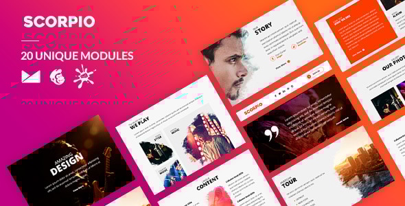 Scorpio Email-Template  Online Builder