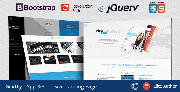 Scotty 3.1 - Responsive Landing Page