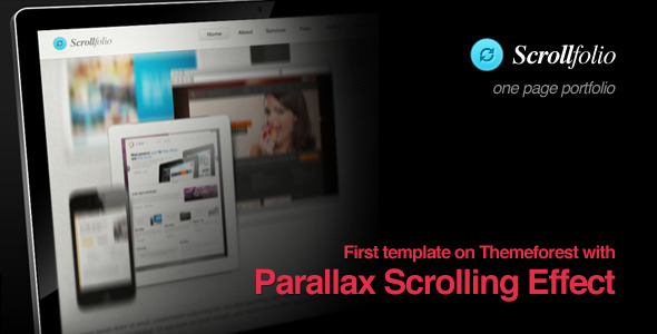 Scrollfolio 7 - Parallax Scrolling Effect portfolio