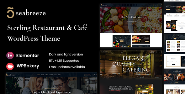 Seabreeze 6.7.40 - Restaurant and Cafe WordPress Theme