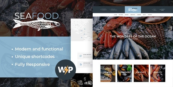 SeaFood Company 1.5.14 - Fish Restaurant WordPress Theme