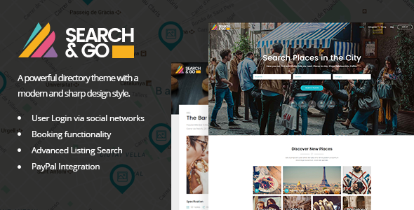 Search & Go 2.8.1 - Directory WordPress Theme
