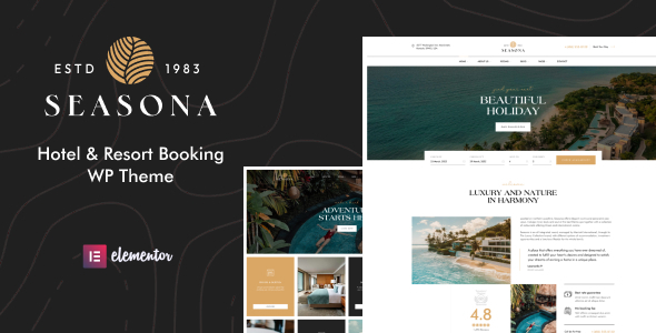 Seasona 6.8 - Hotel & Resort Booking WordPress Theme
