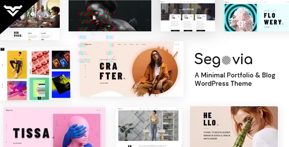 Segovia 4.0 - A Minimal Portfolio And Blog WordPress Theme