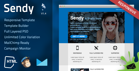Sendy 1.5 - Responsive Email Template