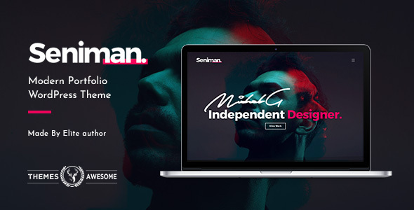 Seniman 1.2 - Modern Portfolio WordPress Theme