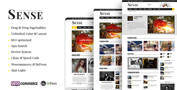 Sense 3.0 - Blog and Magazine WordPress Theme