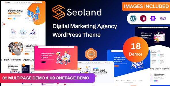 Seoland 3.5.0 - SEO And Digital Marketing Agency WordPress Theme