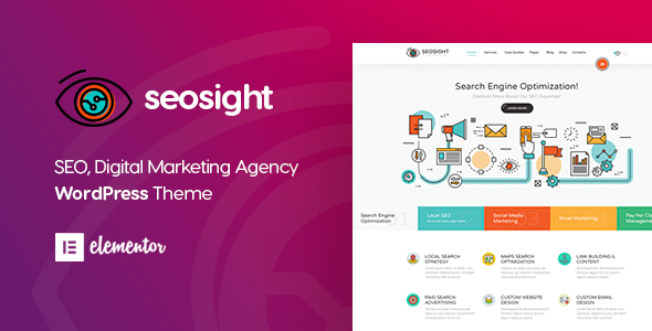Seosight 5.45.1 Digital Marketing Agency WordPress Theme