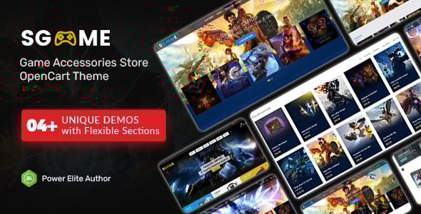SGame - Responsive Accessories Games Shopify Theme