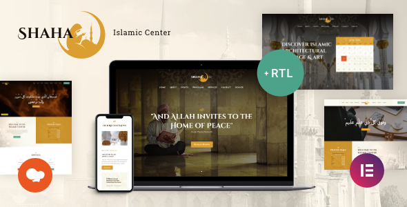 Shaha 1.5.4 - Mosque Church & Islamic Masjid WordPress Theme