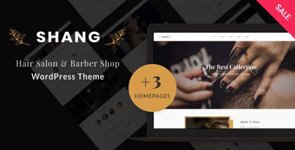 Shang 1.7.4 - Hair Salon & Barber Shop WordPress theme
