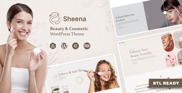 Sheena 1.0 - Beauty Cosmetic Shop WordPress Theme