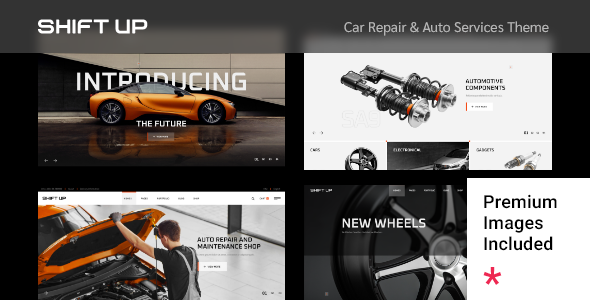 ShiftUp 1.3 - Car Repair & Auto Services WordPress Theme