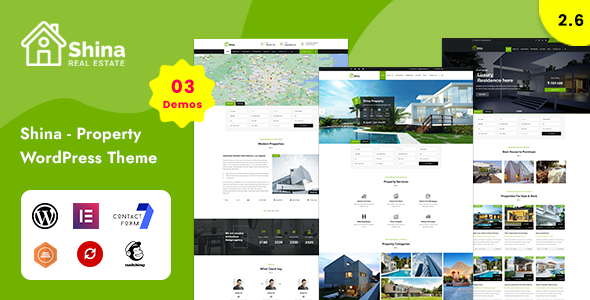 Shina 6.9 - Real State Property WordPress Theme