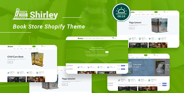 Shirley 2.0 - Book Store Shopify Theme