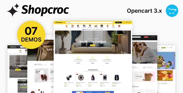 Shopcroc 3.0.2 - Multipurpose OpenCart Theme