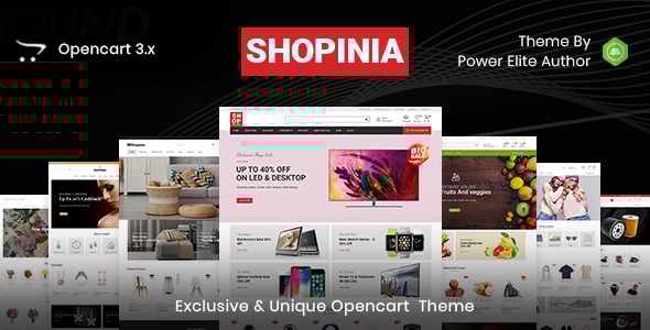 Shopinia 3.0.2 - Multipurpose OpenCart 3 Theme