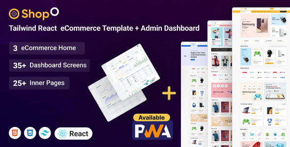 Shopo 5.9.0 - Tailwind React eCommerce Template