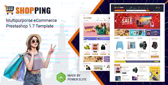 Shopping 1.7.3 - Clean Multipurpose Responsive PrestaShop 1.7 eCommerce Theme with Mobile Layout Supported