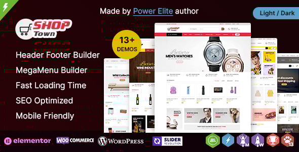ShopTown WP 3.4.0 - Elementor Multi-purpose WooCommerce Theme