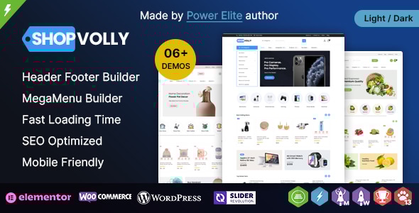 ShopVolly WP 3.4.0 - Multipurpose Elementor WooCommerce Theme