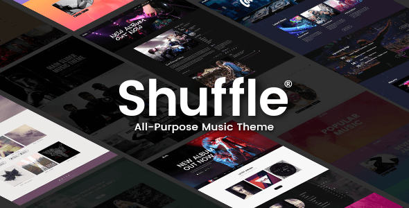 Shuffle 1.9 - Music WordPress Theme