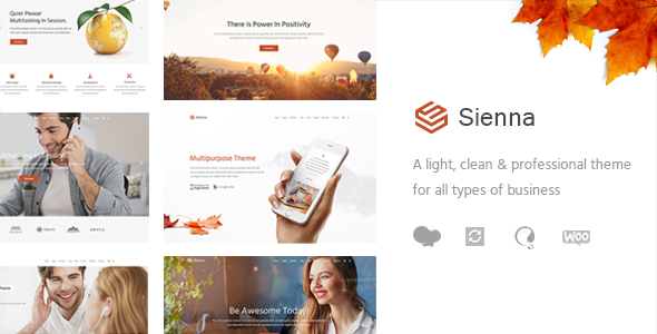 Sienna 2.1 - Professional Business WordPress Theme
