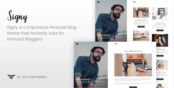 Signy 1.9.2 - A Personal Blog WordPress Theme
