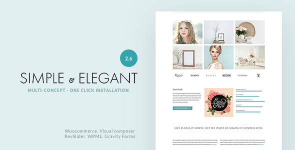Simple & Elegant 2.6.5 - Multi-Purpose WordPress Theme