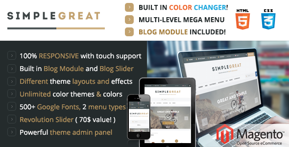 SimpleGreat 1.9 - Premium Responsive Magento theme
